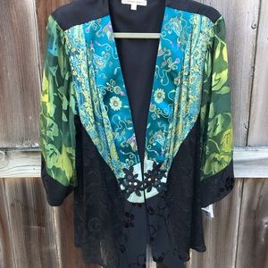Spencer Alexis Plus Size Blazer/Cover-up Size 1x